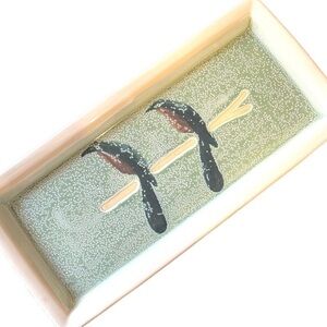𝅺country Originals serving tray, ceramic, birds on branch, excellent condition